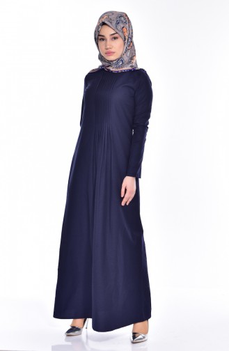 Robe Hijab Bleu Marine 2934-03