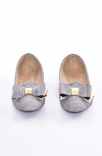 Gray Woman Flat Shoe 50192-07