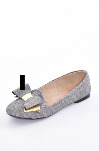 Gray Woman Flat Shoe 50192-07