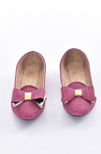 Claret red Woman Flat Shoe 50192-09