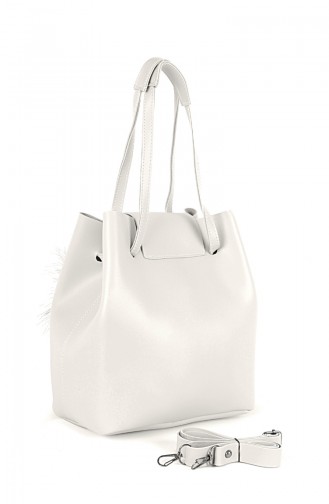 Cream Shoulder Bags 10340PKR-01