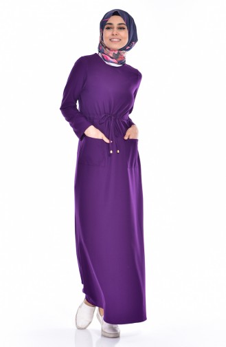 Purple İslamitische Jurk 1014-03