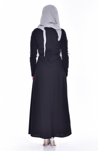 Black Hijab Dress 1024-02