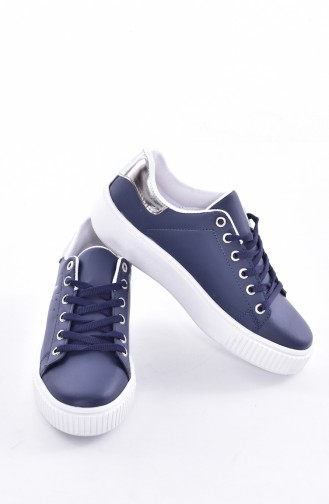 Navy Blue Sport Shoes 0778-10