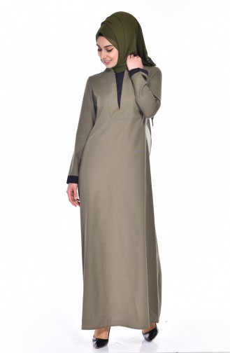 Robe Hijab Khaki 2930-05