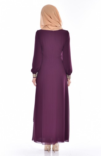 Hijab Kleid FY 52221-02 Zwetschge 52221-02