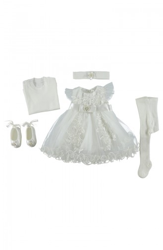 Bebetto Dress Set 5 Pisces A059-EKR light Beige 059-EKR