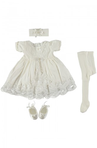 Bebetto Dress Set 5 Pisces A062-EKR light Beige 062-EKR