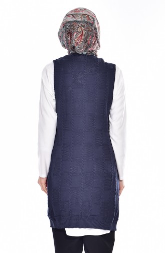 Knitwear Vest 2102-12 Indigo 2102-12