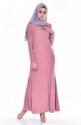 Robe Hijab Poudre 3384-02