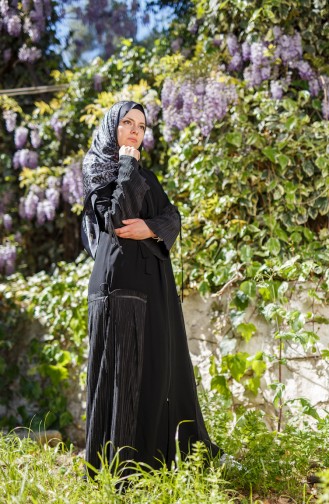 Black Abaya 7744-02