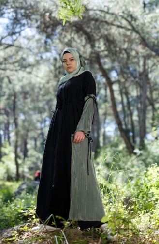 Khaki Abaya 7744-03