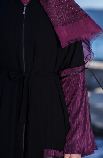 Purple Abaya 7744-01