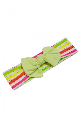 Bandana mit Schleifer NB58 Pistaziengrün Neon 58