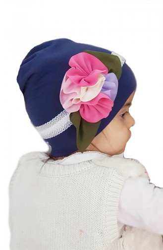 Navy Blue Hat and bandana models 64