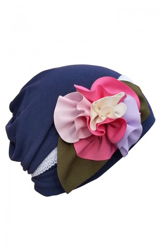 Navy Blue Hat and Bandana 64