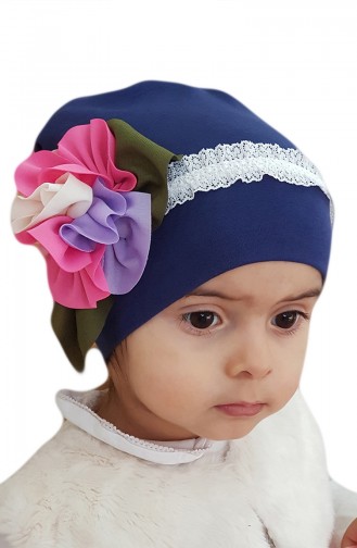 Navy Blue Hat and bandana models 64