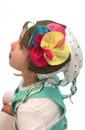 Green Hat and bandana models 109