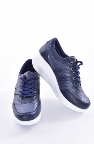 Navy Blue Sport Shoes 0116-08