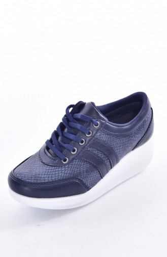 Navy Blue Sport Shoes 0116-08