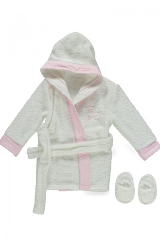 Bebetto Towel Bathrobe Set 2 H312PMB-01 Pink 312PMB-01