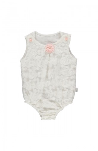 Bebetto Cotton Baby Bodysuit K1651-EKR-01 light Beige 1651-EKR-01