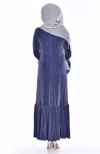 Indigo Hijab Dress 60682-03