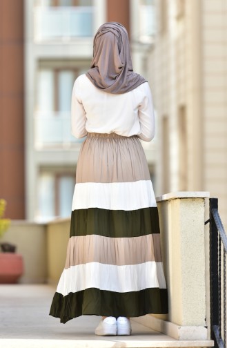Jupe et Pantalon Froissé Vison 1030-08