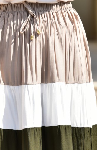 Jupe et Pantalon Froissé Vison 1030-08