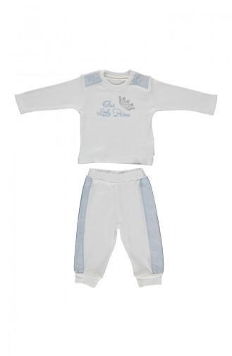 Bebetto Ensemble Mini Pyjama Peigné F930-MV Bleu 930-MV