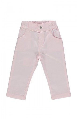 Bebetto Gabardin Pantolon Kız K1828-PMB-01 Pembe 1828-PMB-01