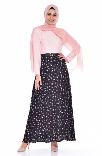 Powder Hijab Dress 2271-01