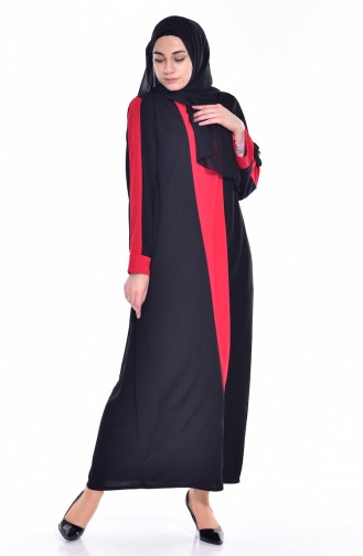 Garnili Dress 3309-03 Black Red 3309-03