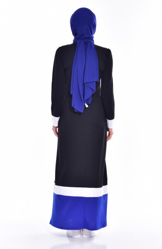 Black Hijab Dress 3308 -03