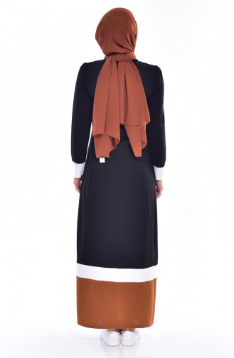 Black Hijab Dress 3308 -01