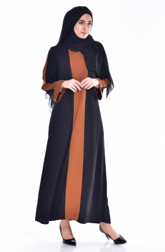 Black Hijab Dress 3309-02