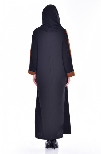 Black Hijab Dress 3309-02