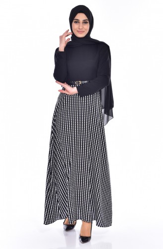Black Hijab Dress 2270-01