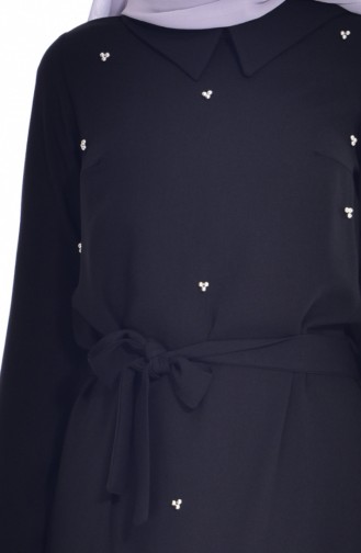 Black Hijab Dress 60683-06