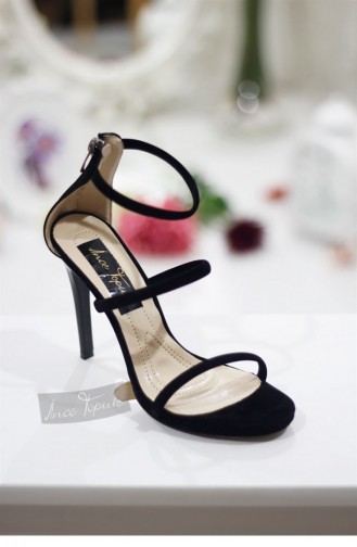 Black High-Heel Shoes 8YAZA0249416