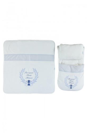 Bebetto Cotton Fiber Sleep Set 3 Pcs P326-MV Blue 326-MV