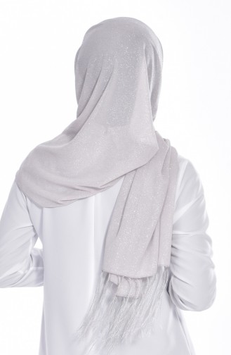 Light Gray Shawl 23