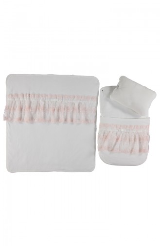 Bebetto Cotton Fiber Sleep Set 3 Pcs P345-GLKRS Dried Rose 345-GLKRS