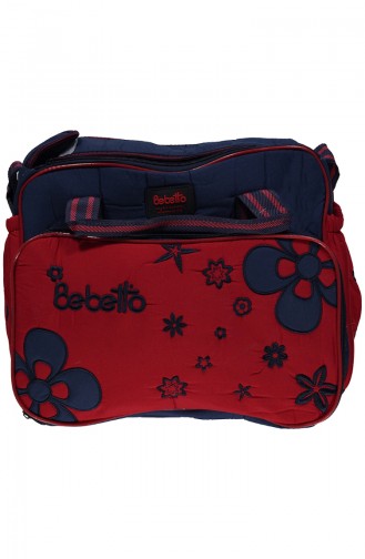 Bebetto Jumbo Nursery Bag P702-LACIKRMZ Navy Blue Red 702-LACIKRM