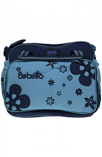 Bebetto Jumbo Sac P702-LACITRKZ Bleu Marine Turquoise 702-LACITRK