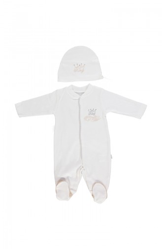 Bebetto Gekämmtes Overall 2er Set T1372-BJ Beige 1372-BJ