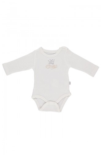 Bebetto Gekämmtes Langärmeln Body 2er Set T1374-BJ Beige 1374-BJ