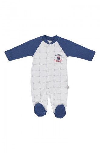 Bebetto Cotton Overalls T1430-BYZ White 1430-BYZ