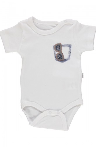 Bebetto Body Manches Longues T1471-BYZ Blanc 1471-BYZ