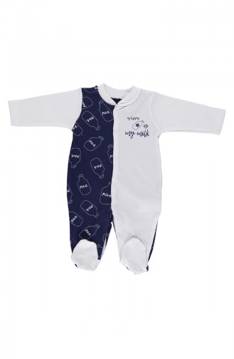 Navy Blue Baby Overalls 1505-LACI